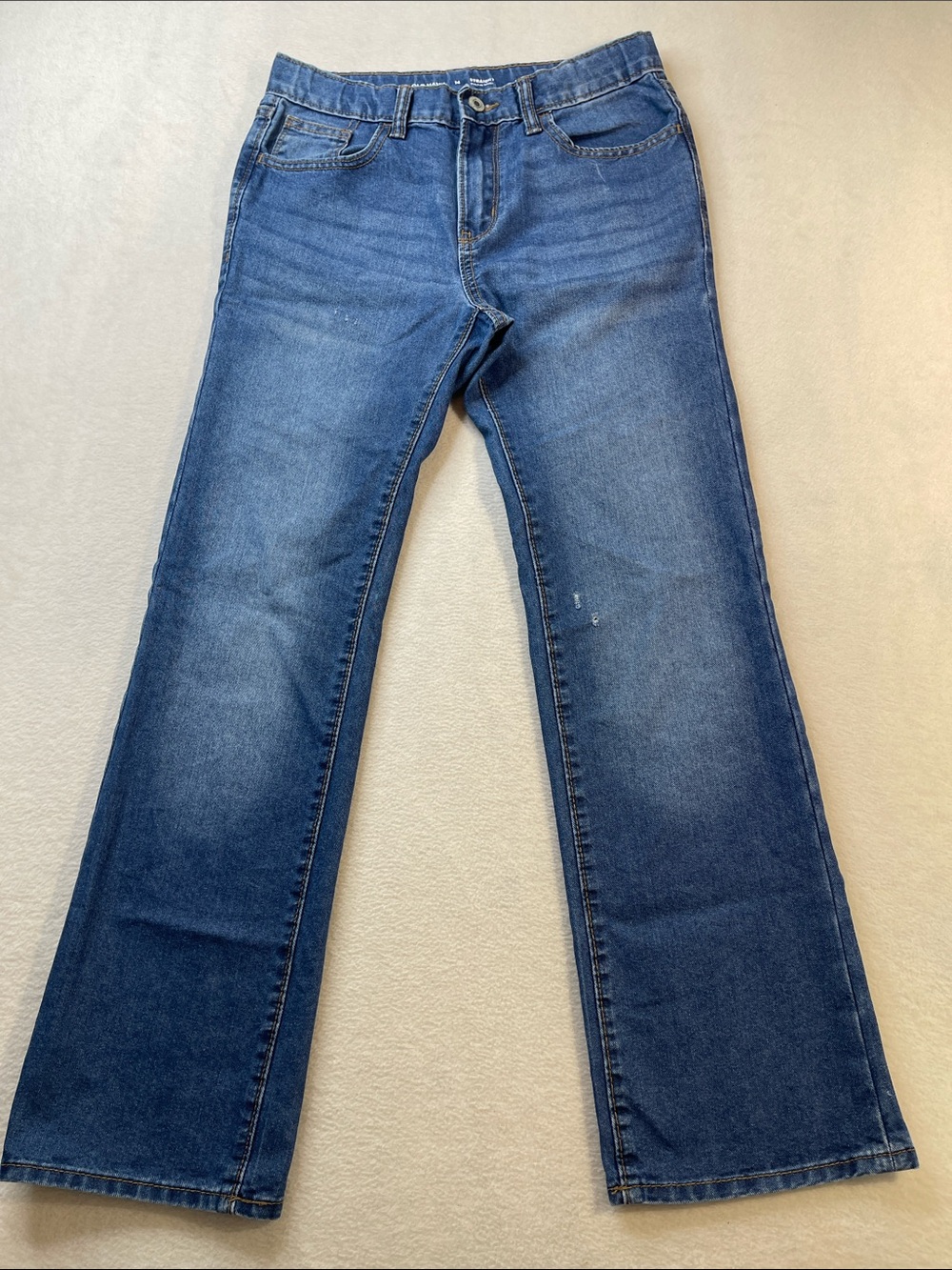 Old Navy Straight-Leg Denim Jeans in Blue BOYS SIZE 14